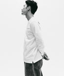 POP TRADING COMPANY POP LOGO LONGSLEEVE WHITE【 ポップ ロゴ ロングスリーブ ホワイト 長袖 】