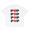 POP TRADING COMPANY POP HEART T-SHIRTS WHITE【 ポップ ハート Tシャツ ホワイト 】