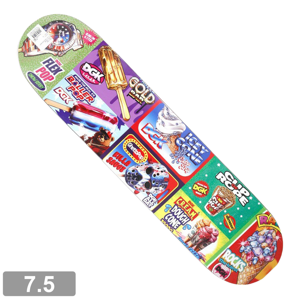 DGK LOGO DECK FROST 7.5 【 ディージーケー ロゴ デッキ フロスト 】