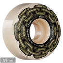 BONES X-FORMULA V1 GOLD CHAIN WHEEL 53mm 97A 【 ボーンズ X フォーミュラ V1 ゴールド チェイン ウィール 】