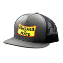 SUICIDAL SKATES POSSESSED TO SKATE PATCH MESH HAT CHARCOAL【 スイサイダル スケート ポゼスト トゥ スケート パッチ メッシュ ハット チャコール 】