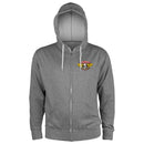 POWELL-PERALTA WINGED RIPPER LIGHTWEIGHT ZIP HOODIE GREY 【 パウエル ペラルタ ウィングド ライトウェイト ジップ フーディ グレー 】