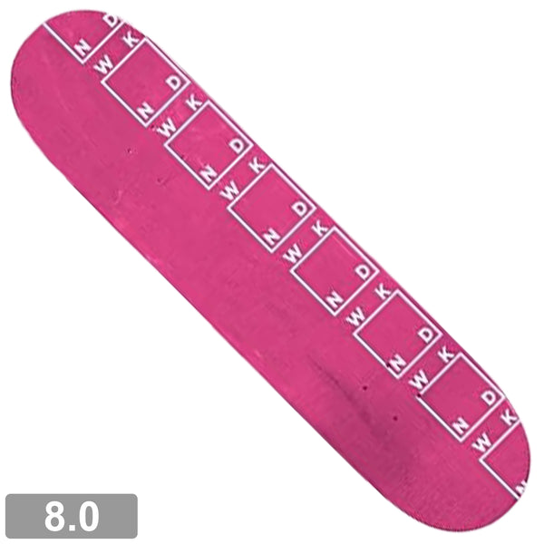 WKND SIDE LOGO DECK 8.0 PINK 【 ウィークエンド サイド ロゴ デッキ