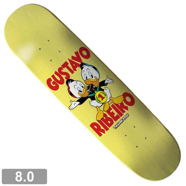 THANK YOU SKATE CO GUSTAVO RIBEIRO TWINS DECK 8.0 【 サンキュー グスタボ リベイロ ツインズ デッキ 】