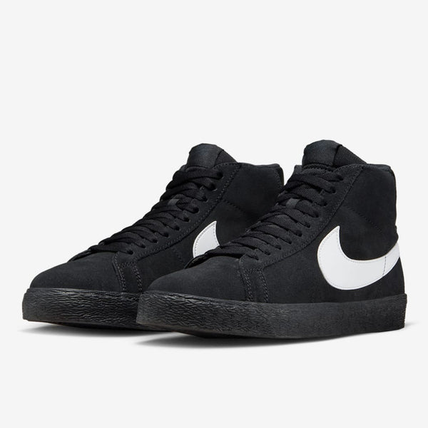 NIKE SB ZOOM BLAZER MID BLACK WHITE【 ナイキエスビー ズーム ブレザー ミッド ブラック ホワイト  シューズ 】