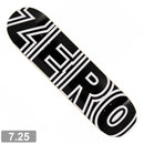 ZERO CLASSIC BOLD DECK 7.25 BLACK【 ゼロ クラシック ボールド デッキ ブラック 】