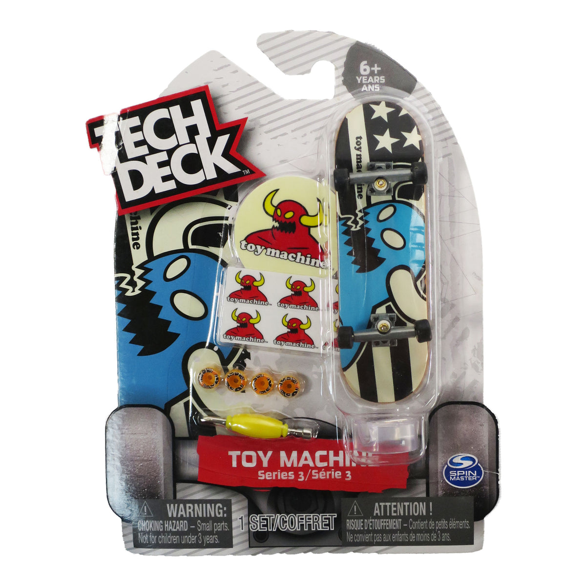 TECH DECK TOY MACHINE VICE STRIPES MONSTER MODEL 【 テック デッキ