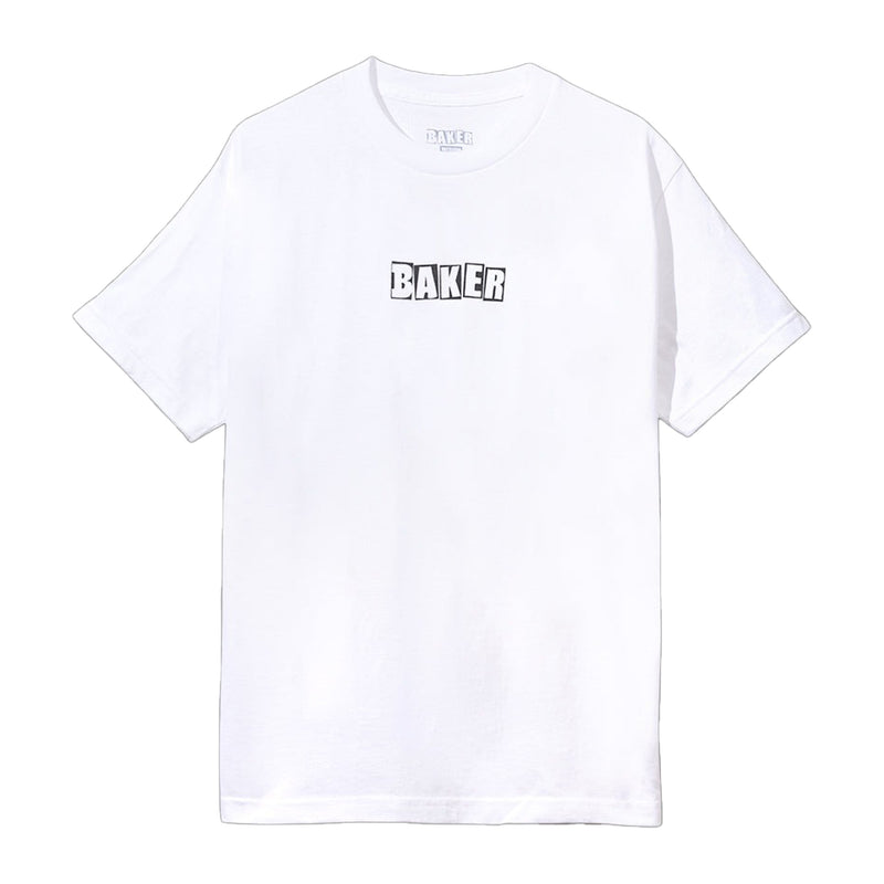 BAKER BRAND LOGO TEE WHITE 【 ベイカー ブランド ロゴ Tシャツ ホワイト 】