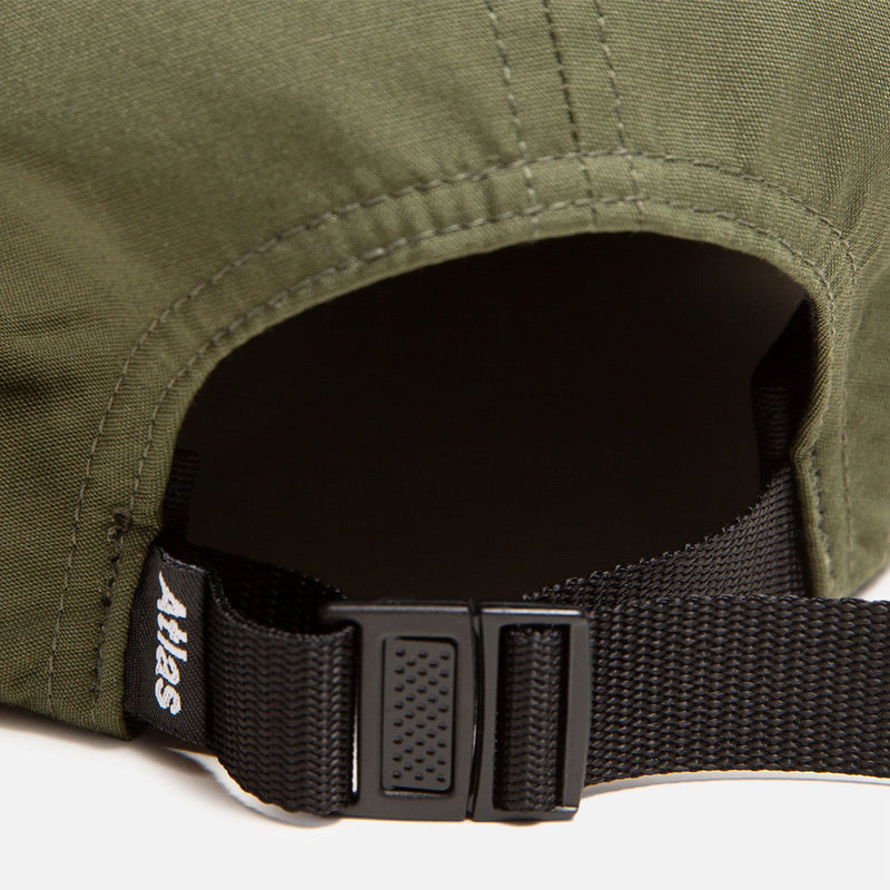 ATLAS LOGO ５ PANEL HAT OLIVE 【 アトラス ロゴ 5 パネル キャップ オリーブ 】
