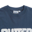 BUTTER GOODS ROUNDED LOGO T‐SHIRT DENIM 【 バター グッズ ラウンド ロゴ Tシャツ デニム 】