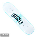 GRIZZLY STAMP BEAR TIFFANY DECK 7.37 WHITE【 グリズリー スタンプ ベアー ティファニー デッキ ホワイト 】