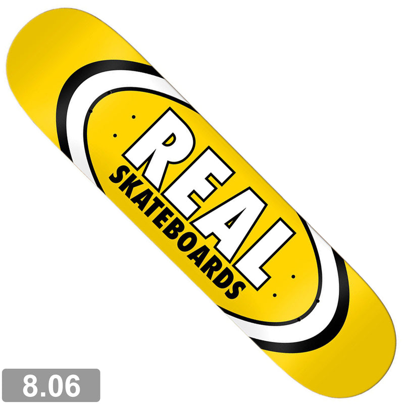 REAL CLASSIC OVAL YELLOW DECK 8.06 【 リアル クラシック イエロー デッキ 】