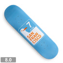 PIER7 SEAGULL DECK 8.0 BAY BLUE 【 ピア7 シーガル デッキ ベイ ブルー 】