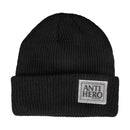 ANTI HERO RESERVE CUFF BEANIE BLACK 【 アンタイヒーロー リザーブ カフ ビーニー ブラック】