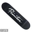 PRIMITIVE NUEVO SCRIPT DECK BLACK / WHITE 7.375 【 プリミティブ ヌエヴォ スクリプト ブラック ホワイト デッキ 】