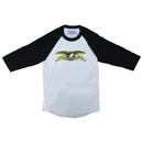 ANTI HERO BASIC EAGLE 3/4 SLEEVE RAGLAN TEE WHITE 【 アンタイヒーロー ベーシック イーグル 3/4 スリーヴ ラグラン Tシャツ ホワイト 】