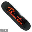 PRIMITIVE NUEVO SCRIPT DECK BLACK / ORANGE 7.5 【 プリミティブ ヌエヴォ スクリプト ブラック オレンジ デッキ 】
