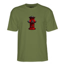 POWELL-PERALTA ANDY ANDERSON HYDRANT YOUTH MILITARY GREEN T-SHIRTS 【 子供用 パウエル ペラルタ アンディー・アンダソン ハイドラント Tシャツ ミリタリー グリーン キッズ 】