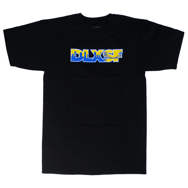 DLXSF SKYLINE T-SHIRTS BLACK / BLUE 【 デラックス スカイライン Tシャツ ブラック 】