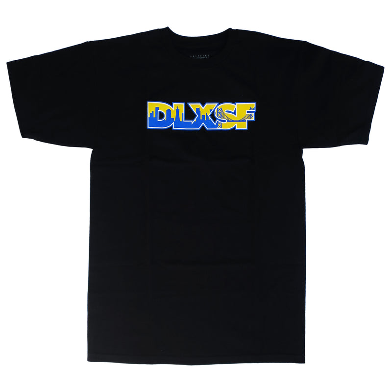 DLXSF SKYLINE T-SHIRTS BLACK / BLUE 【 デラックス スカイライン Tシャツ ブラック 】