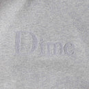 DIME CLASSIC CHENILLE LOGO HOODED SWEATSHIRT HEATHER GREY 【 ダイム クラシック シェニール ロゴ フーディー スウェットシャツ ヘザー グレー 】