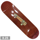 直筆サイン入り CHICO STIX 2x4 LOGO DECK 8.25 BROWN 【 チコ スティックス 2x4 ロゴ デッキ ブラウン 】