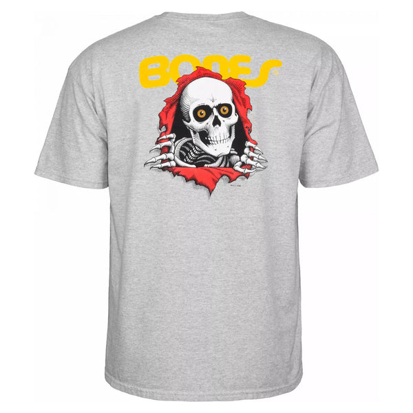 POWELL-PERALTA BONES RIPPER GRAY T-SHIRTS 【 パウエル ボーンズ リッパー グレイ Tシャツ 】