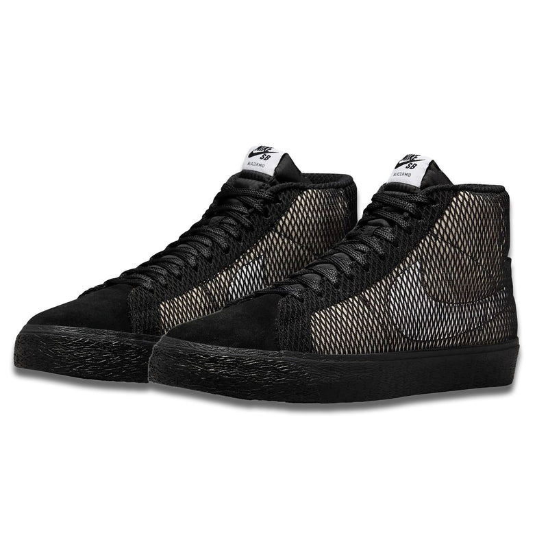 NIKE SB ZOOM BLAZER MID PRM WHITE / BLACK /BLANC / NOIR【 ナイキ エスビー ズーム ブレザー ミッド  RPM  ホワイト ブラック ブランク  ノワール　シューズ 】