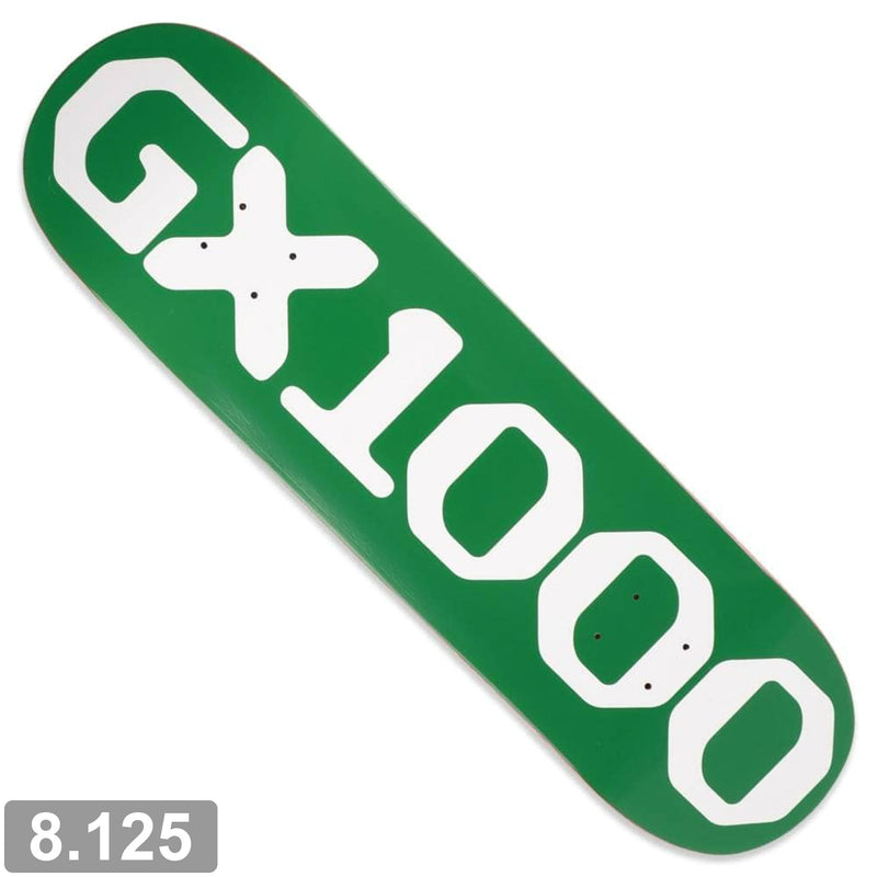 GX1000 OG LOGO GREEN / WHITE FONT DECK 8.125 【 ジーエックス1000 OG ロゴ グリーン / ホワイト フォント デッキ 】