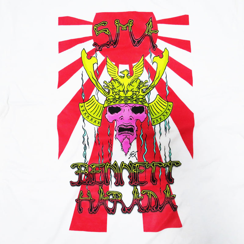 SMA BENNETT HARADA TIGER SAMURAI  T-SHIRTS WHITE【 サンタモニカ エアライン ベネット ハラダ タイガー サムライ Tシャツ ホワイト 】