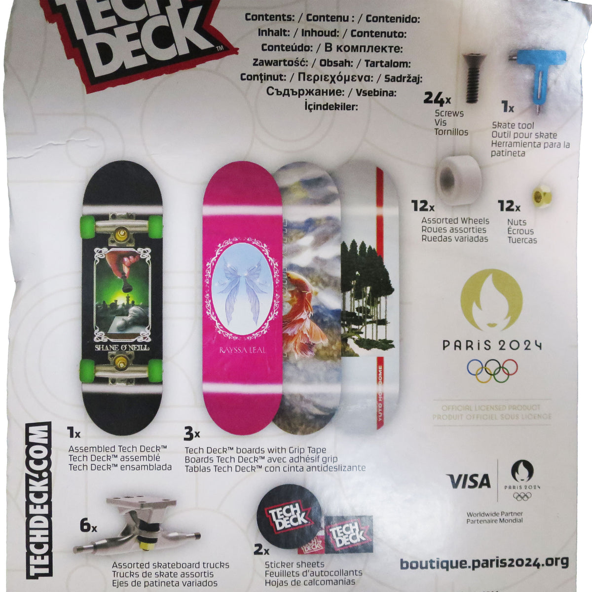 TECH DECK 2024 PARIS OLYMPIC APRIL TEAM 4 PAC MODEL 【 テック