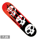 ZERO 3 SKULL BLOOD DECK 7.25 BLACK【 ゼロ 3 スカル ブラッド デッキ ブラック 】