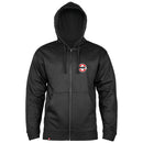 BONES BEARINGS OG SWISS ZIP HOODIE MIDWEIGHT BLACK【 ボーンズ ベアリング OG スイス ジップ フーディー ミッドウェイト ブラック 】