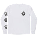 CREATURE BONEHEAD FLAME L/S T-SHIRTS WHITE【 クリーチャー ボーンヘッド フレーム ブラック 長袖 】