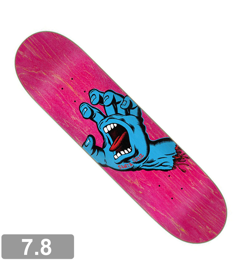 SANTA CRUZ SCREMING HAND DECK PINK 7.8 【 サンタクルーズ スクリーミング ハンド ピンク デッキ 】