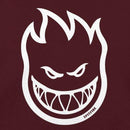 SPITFIRE BIGHEAD FILL HOODIE MAROON / WHITE 【 スピットファイア ビッグヘッド フーディー マルーン / ホワイト 】