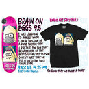 HEROIN BRAIN ON EGGS DECK 9.5 TEAL【 ヘロイン ブレイン オン エッグス ティール デッキ 】