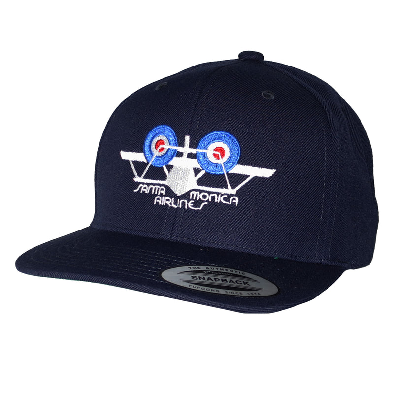 SMA AIR PLANE LOGO BB CAP NAVY 【 サンタモニカ エアライン エア プレイン ロゴ ベースボール キャップ ネイビー 】
