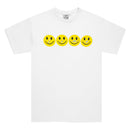 LIMOSINE GLITTE SMILE TEE WHITE 【 リモジン グリッター スマイル Tシャツ ホワイト 】