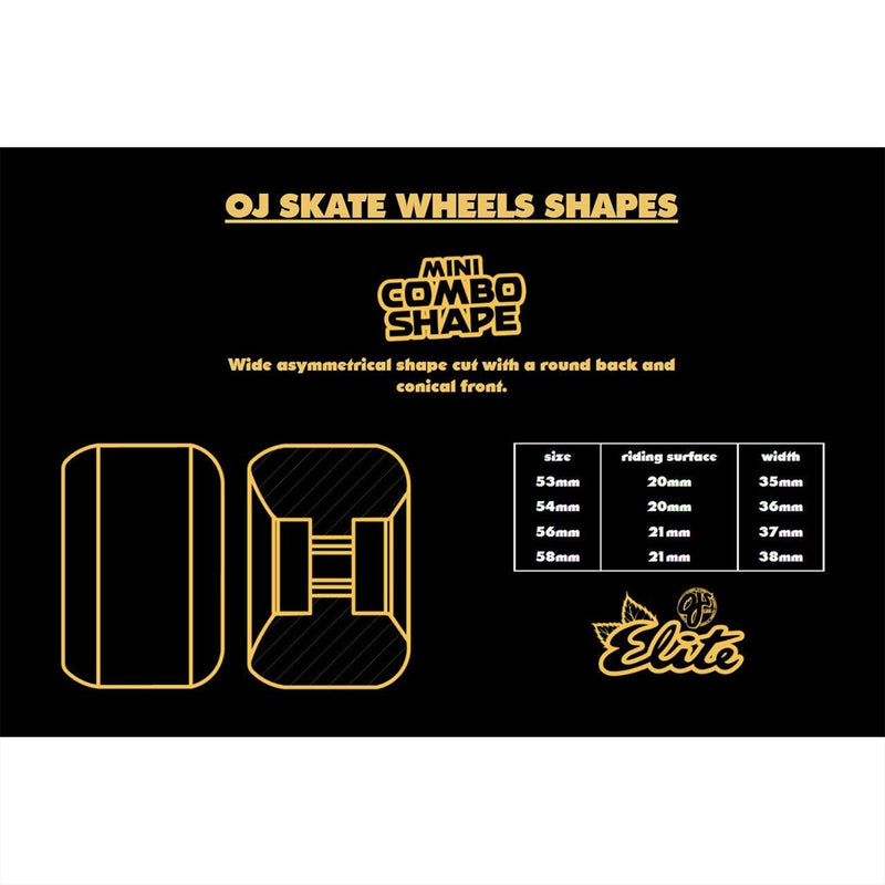 OJ ELITE BACA VEGAS 2 MINI COMBO WHEEL 101A 54mm 【 オージェイ エリート バカ ベガス 2 ミニ コンボ ウィール 】
