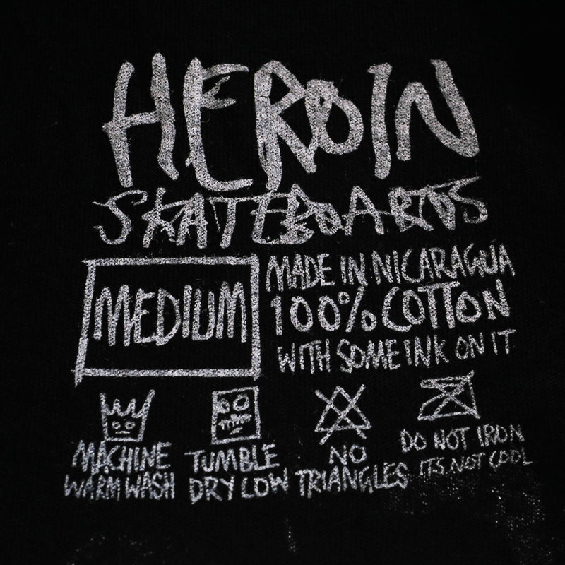 HEROIN SWAMP GATOR TEE BLACK【 ヘロイン スワンプ ゲイターTシャツ ブラック 】