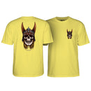 POWELL-PERALTA ANDY ANDERSON SKULL T-SHIRT CORNSILK【 パウエル ペラルタ アンディー・アンダソン ヘロン スカル Tシャツ コーンシルク 】