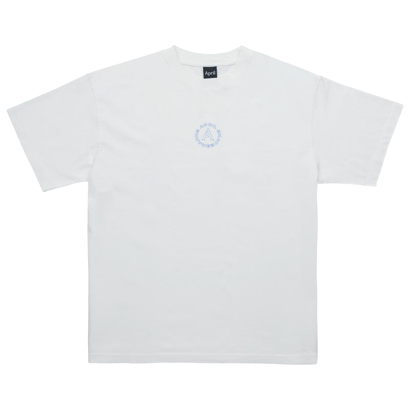 APRIL FULL CIRCLE TEE - WHITE 【 エイプリル フルサークル Tシャツ ホワイト 】