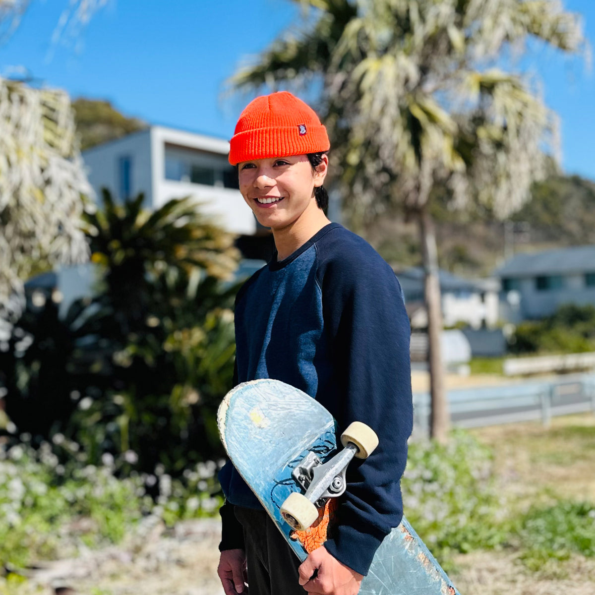 STOKE SIMPLE BEANIE ORANGE【 ストーク シンプル ビーニー