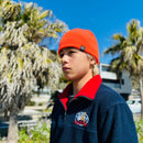 STOKE SIMPLE BEANIE ORANGE【 ストーク シンプル ビーニー オレンジ ニットキャップ 】