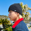 STOKE SIMPLE BEANIE BLACK【 ストーク シンプル ビーニー ブラック ニットキャップ 】