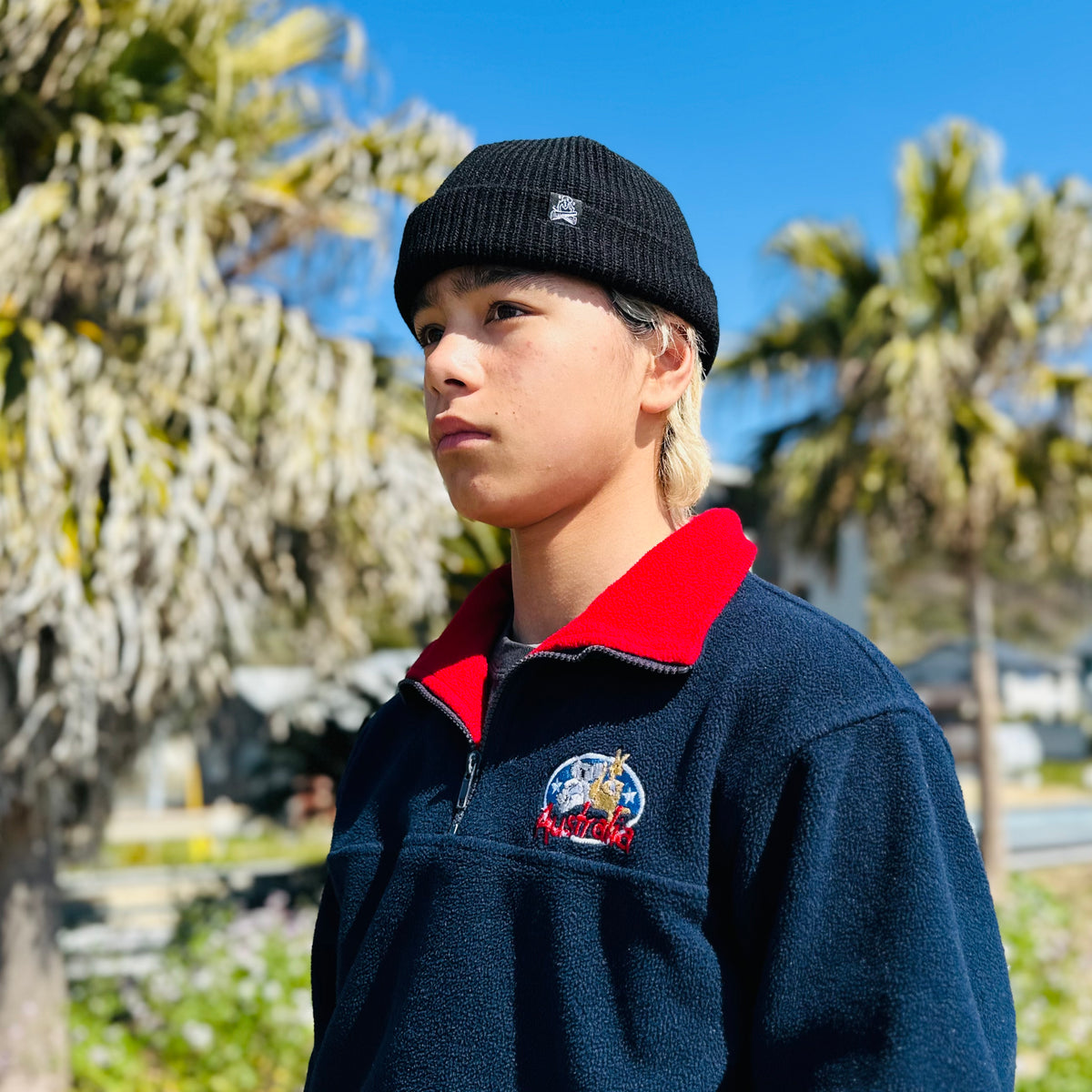 STOKE SIMPLE BEANIE BLACK【 ストーク シンプル ビーニー ブラック