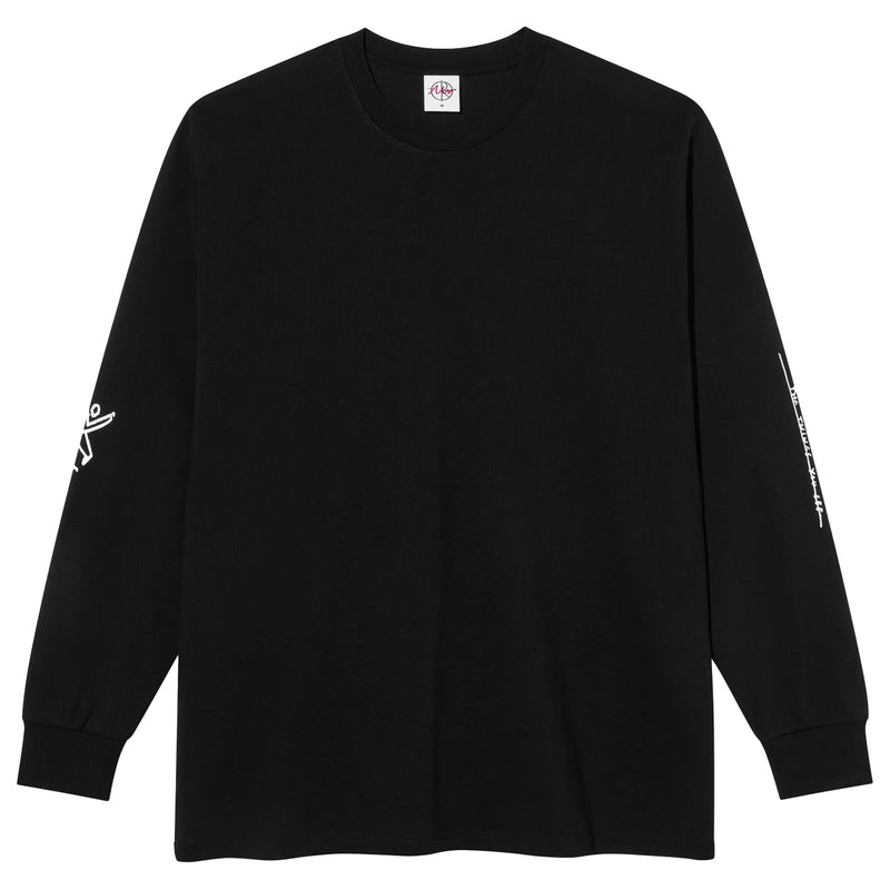 POLAR SKATE CO. SAD AT TIMES LONGSLEEVE BLACK 【 ポーラー サド アット タイムズ ブラック 長袖  】