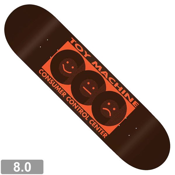 TOY MACHINE CCC TEAM DECK 8.0 BROWN【 トイマシーン CCC チーム デッキ ブラウン  】