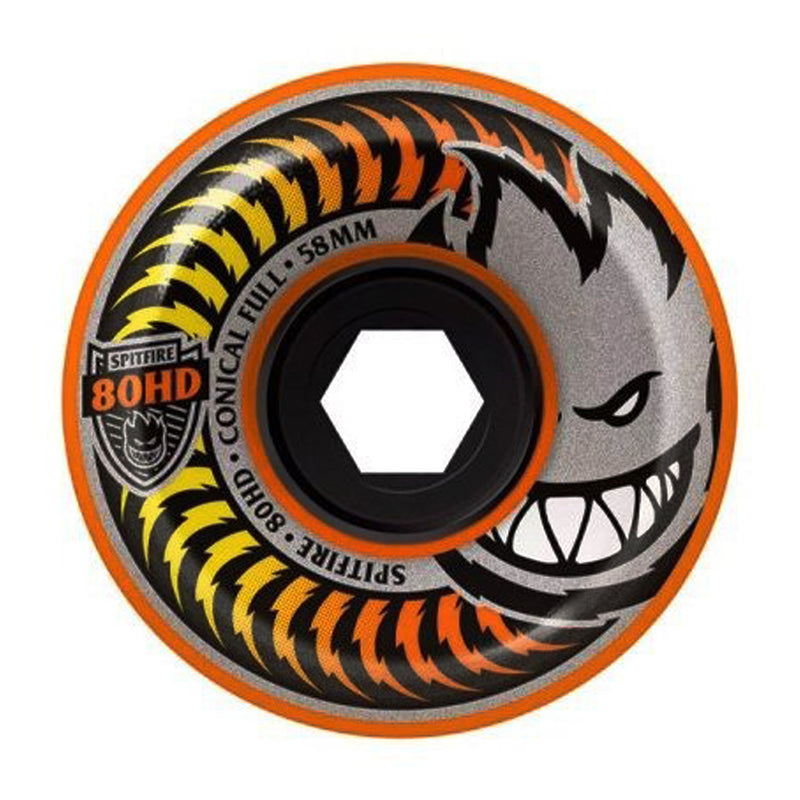 SPITFIRE CHARGERS CONICAL FULL FADED ORANGE 80HD 58mm 【 スピットファイア チャージャーズ コニカル フル フェイデッド オレンジ ウィール 】